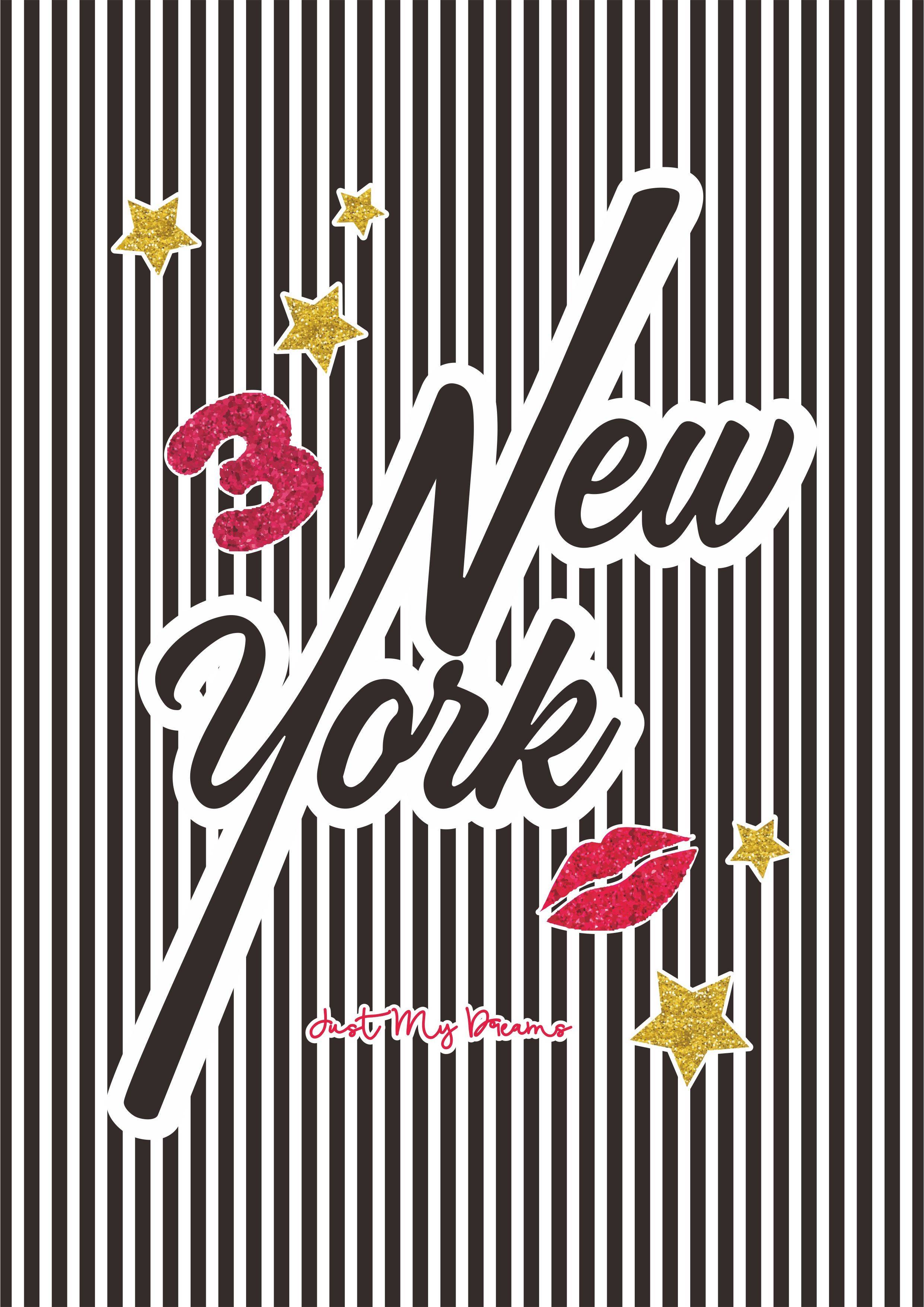 字母数字条子五角星唇印矢量图服装纺织面料裁片烫图印花花型