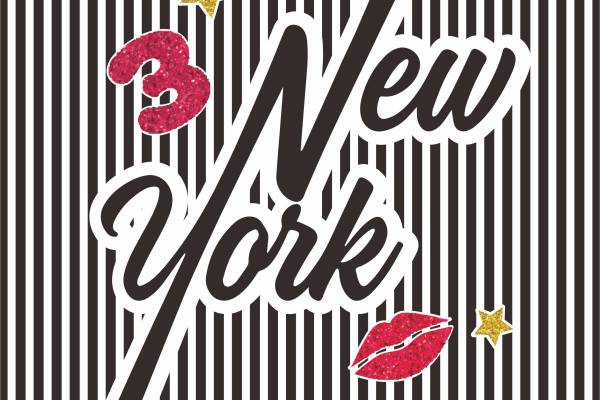 字母数字条子五角星唇印矢量图服装纺织面料裁片烫图印花花型