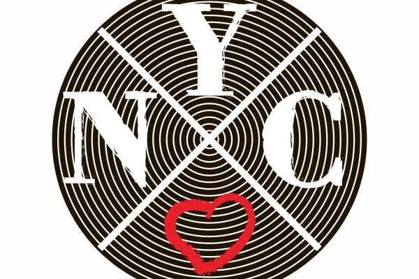 几何黑白圆圈条纹字母矢量图服装T恤裁片烫图印花图案