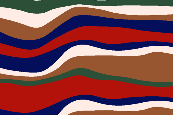 几何波浪多彩矢量图服装纺织面料水印数码印花金昌花型