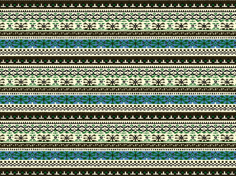 几何绿色图案印花矢量图服装面料水印数码印花金昌花型