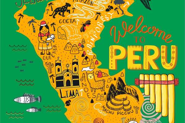 地图秃鹫字母矢量图服装裁片烫图印花花型