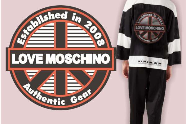 圆形字母条子矢量图服装裁片烫图印花花型