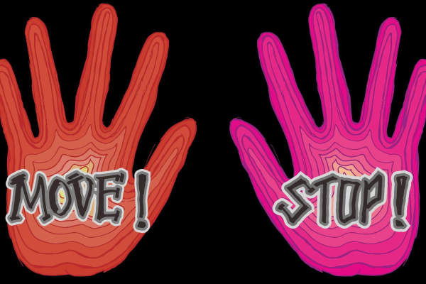 手掌字母印花矢量图服装裁片烫图印花花型