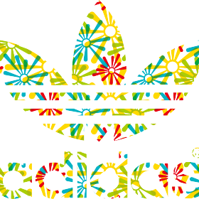 阿迪达斯三叶草矢量图服装裁片烫图印花花型