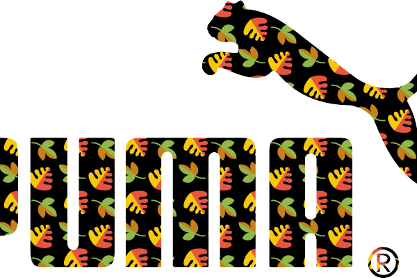 彪马PUMA矢量图服装裁片烫图印花花型
