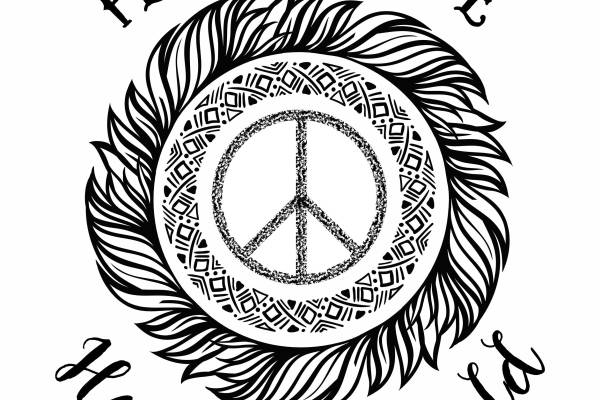 几何圆形字母无规则花纹矢量图服装裁片烫图印花花型