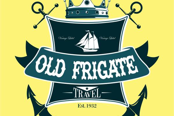 皇冠帆船几何字母数字矢量图服装裁片烫图印花花型