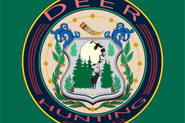 几何森林系麋鹿字母花纹矢量图服装裁片烫图印花花型