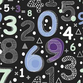 数字圆点矢量图服装面料数码印花花型