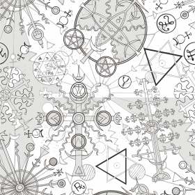 几何多边形矢量图服装面料数码印花花型