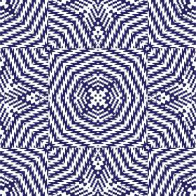 蓝色几何马赛克花纹矢量图服装面料数码印花花型