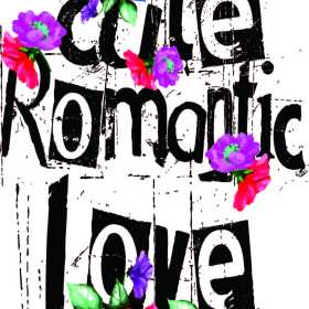 牡丹花几何字母矢量图服装裁片T恤烫图印花花型