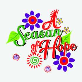 多彩字母植物叶子矢量图服装裁片T恤烫图印花花型