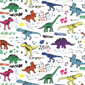 几何儿童卡通恐龙矢量图服装数码印花花型素材