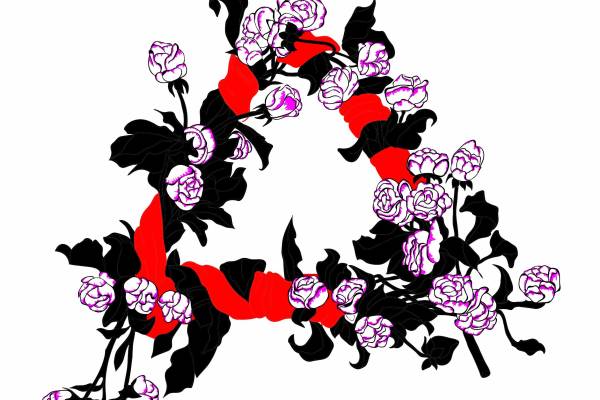 几何花卉藤蔓矢量图服装T恤裁片烫图印花素材