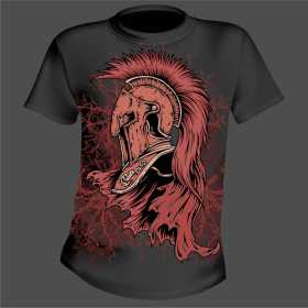 骑士鸡冠头矢量图服装T恤裁片烫图印花花型素材