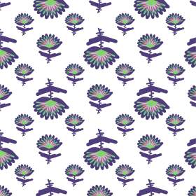 花卉植物花朵矢量图服装面料数码印花花型素材