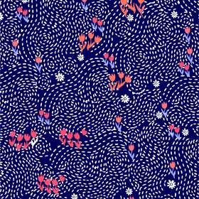 几何点点植物花卉矢量图服装面料数码印花花型素材