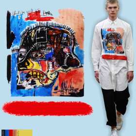 几何涂鸦抽象矢量图服装裁片T恤烫图印花花型素材