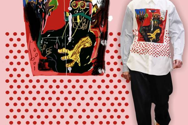 几何抽象涂鸦矢量图服装裁片T恤烫图印花花型素材