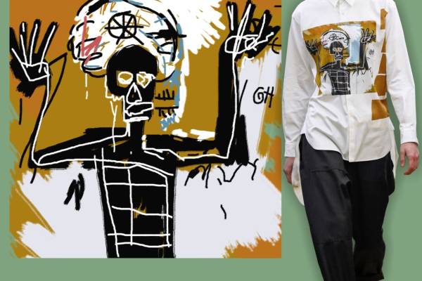 几何抽象涂鸦矢量图服装裁片T恤烫图印花花型素材