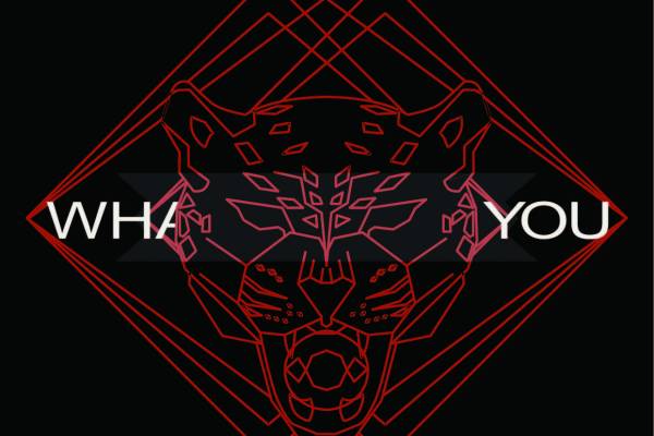 豹子几何矢量图多边形图案字母印花花型服装裁片T恤烫图印花花型素材