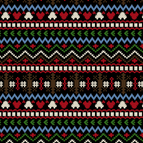 几何菱形拼接矢量图服装面料水印数码印花金昌花型素材