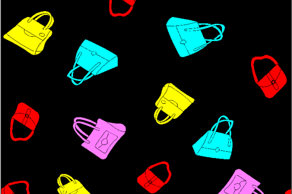 几何箱包矢量图服装纺织面料水印数码印花金昌花型