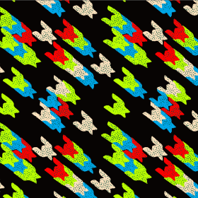 多彩几何拼接矢量图服装纺织面料水印数码印花金昌花型素材