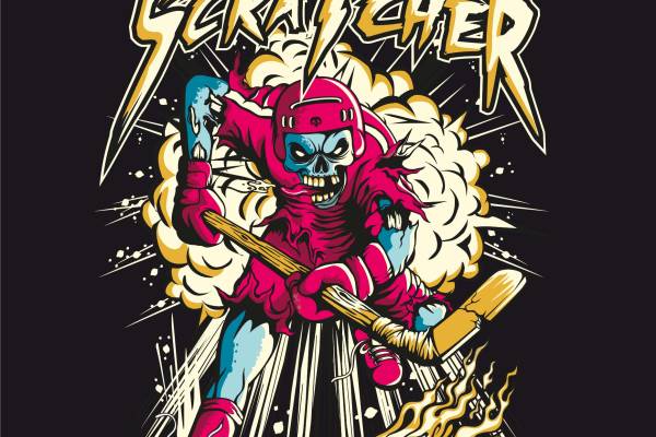 几何卡通字母骷髅冰球运动矢量图服装裁片T恤烫图印花花型素材