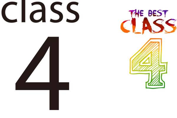 班服印花the class 4裁片T恤印花矢量图