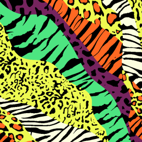 几何豹纹拼接矢量图服装纺织面料水印数码印花金昌花型素材