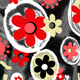 几何花卉矢量图服装纺织面料水印数码印花金昌花型素材