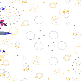几何人物城市圆圈矢量图服装纺织面料水印数码印花金昌花型素材