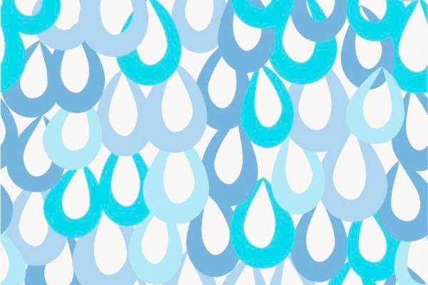 几何水滴花型矢量图服装纺织面料水印数码印花花型素材