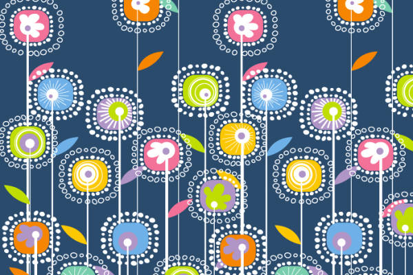 几何童装设计花型矢量图服装纺织面料数码印花花型素材