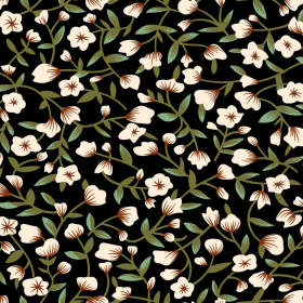 植物小碎花拼接矢量图服装纺织面料数码印花花型素材