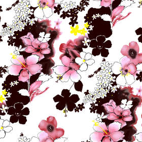 植物花朵矢量图服装纺织面料数码印花花型素材