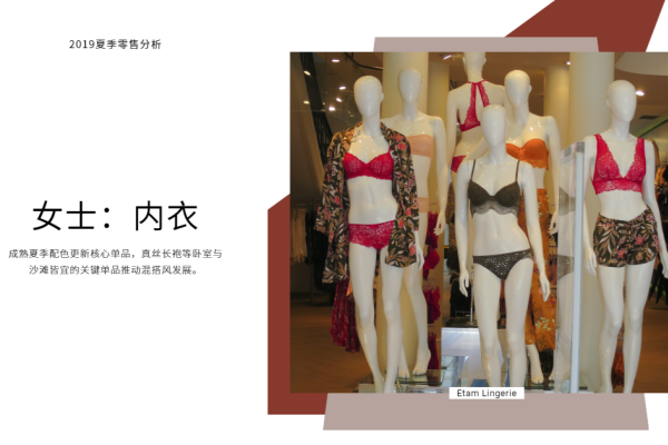 2019夏季零售分析：内衣