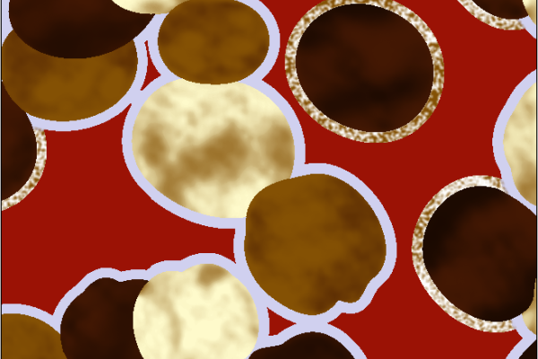 圆形几何图案拼接印花矢量图服装纺织面料水印数码印花金昌花型素材