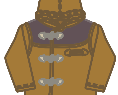 儿童上装外套设计矢量图