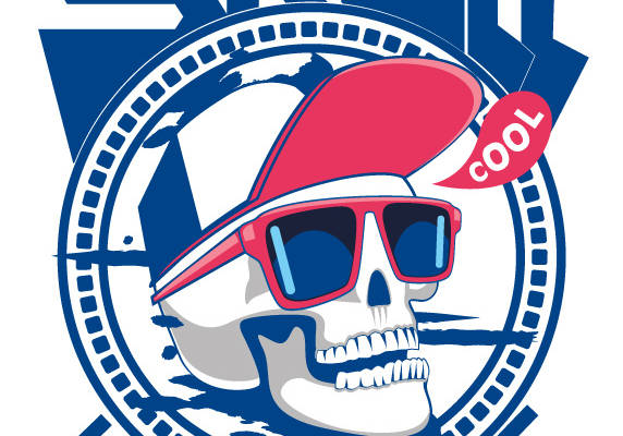 几何卡通骷髅头字母印花矢量图服装裁片T恤烫图印花花型素材