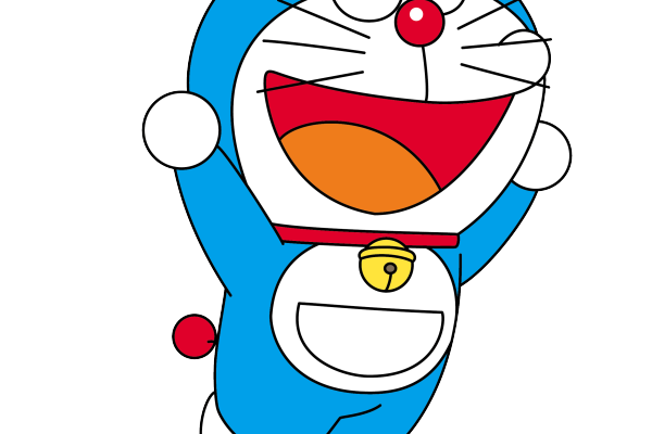 卡通动漫人物哆啦A梦PNG图片服装裁片T恤烫图印花花型素材