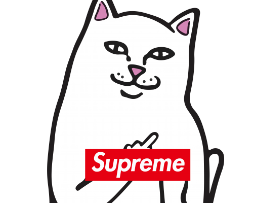 卡通动漫人物恶搞supremer矢量图服装裁片T恤烫图印花花型素材