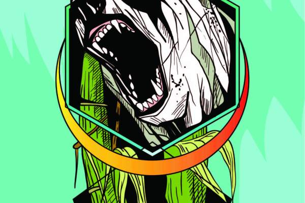 熊出没几何图案矢量图服装纺织裁片T恤烫图印花花型素材