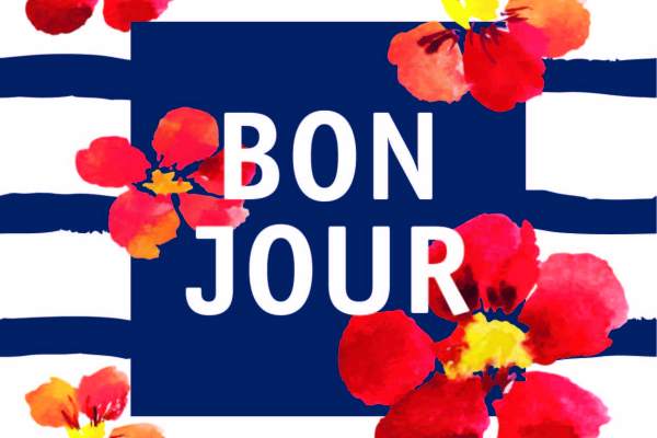 蓝白几何条子梅花字母矢量图服装裁片T恤烫图印花花型素材