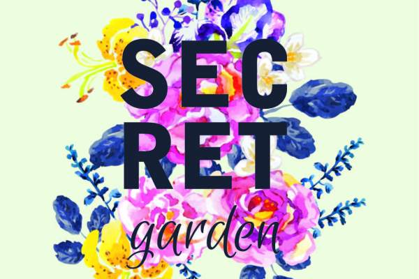 水彩植物花卉字母矢量图服装裁片T恤烫图印花花型素材