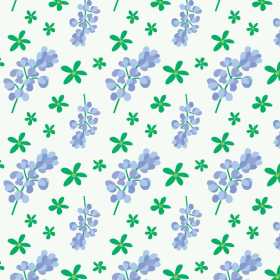 清新淡雅碎花拼接矢量图