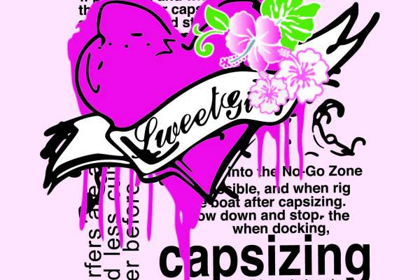 字母几何心形矢量图服装裁片T恤烫图印花花型素材